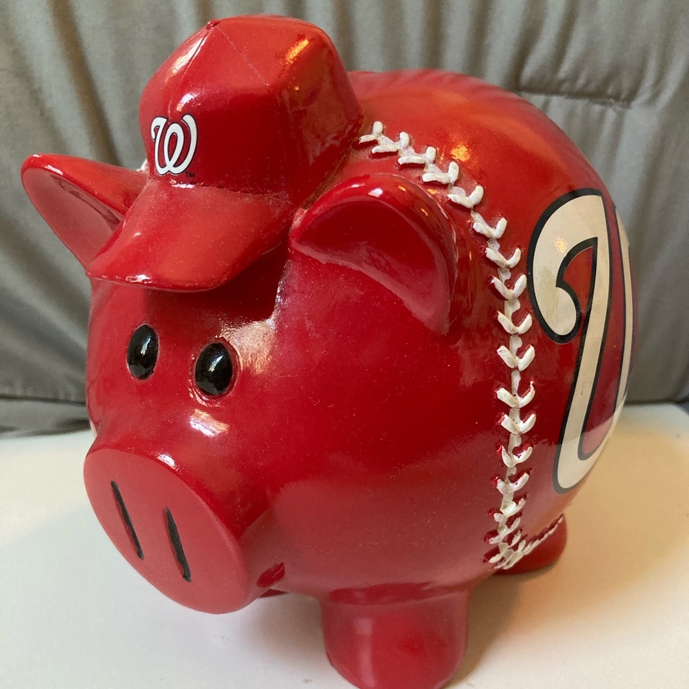 Washington Nationals Piggy Bank